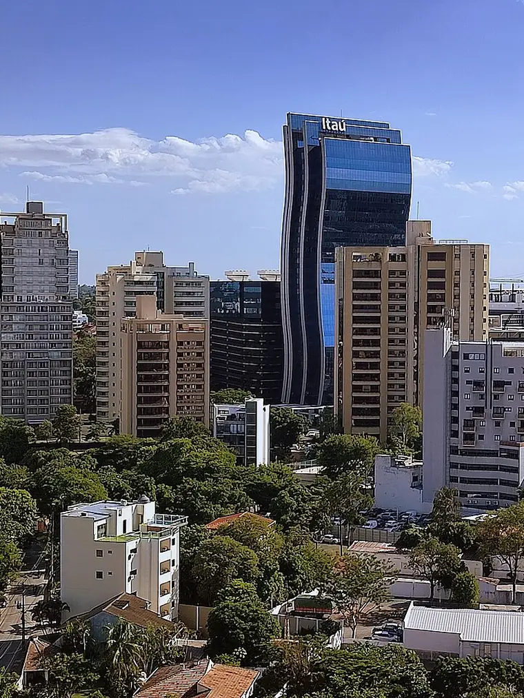 Torres corporativas del eje de Aviadores del Chaco, en Asunción